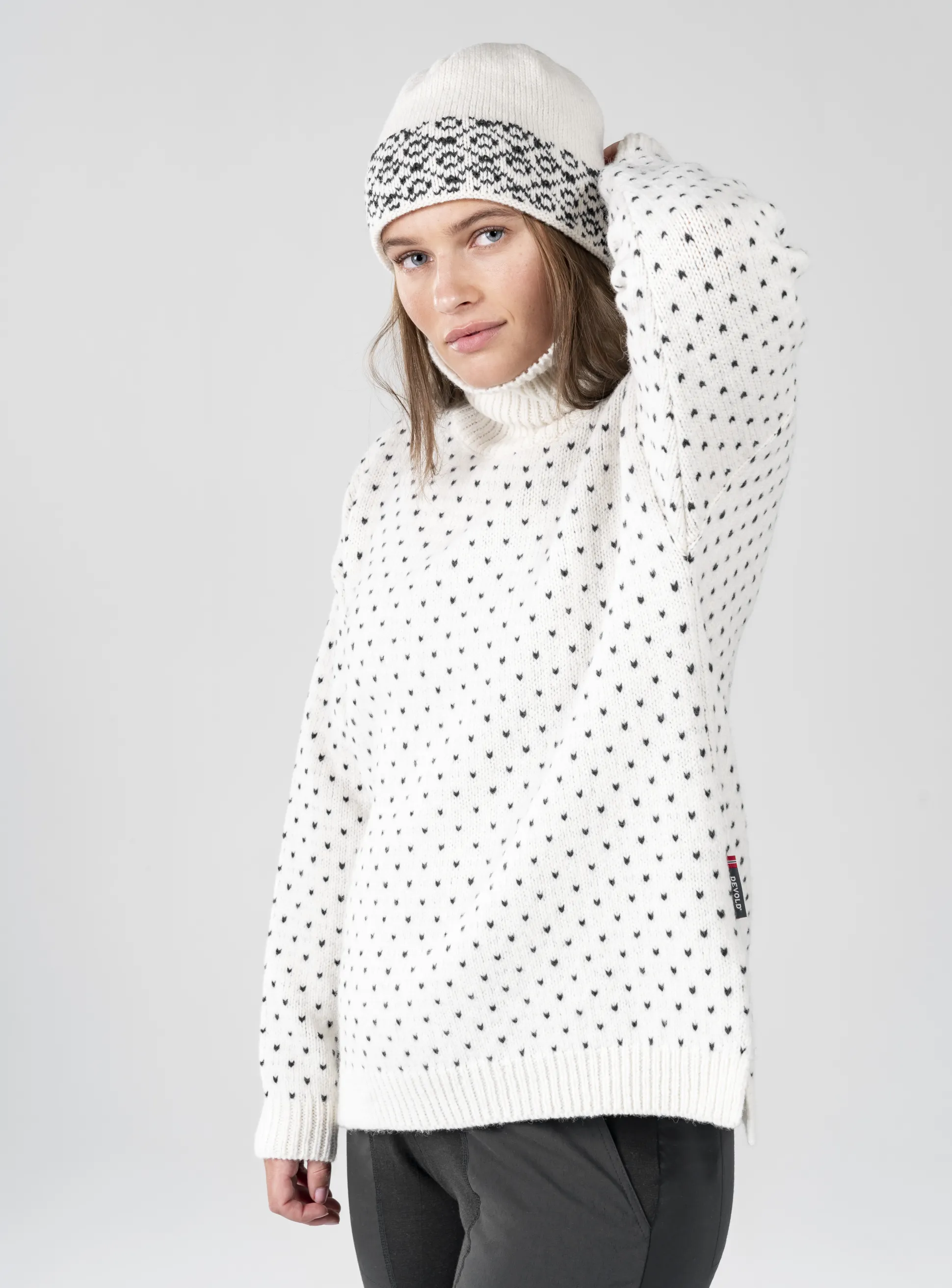New Bjornoya Wool Beanie Herre Hodeplagg