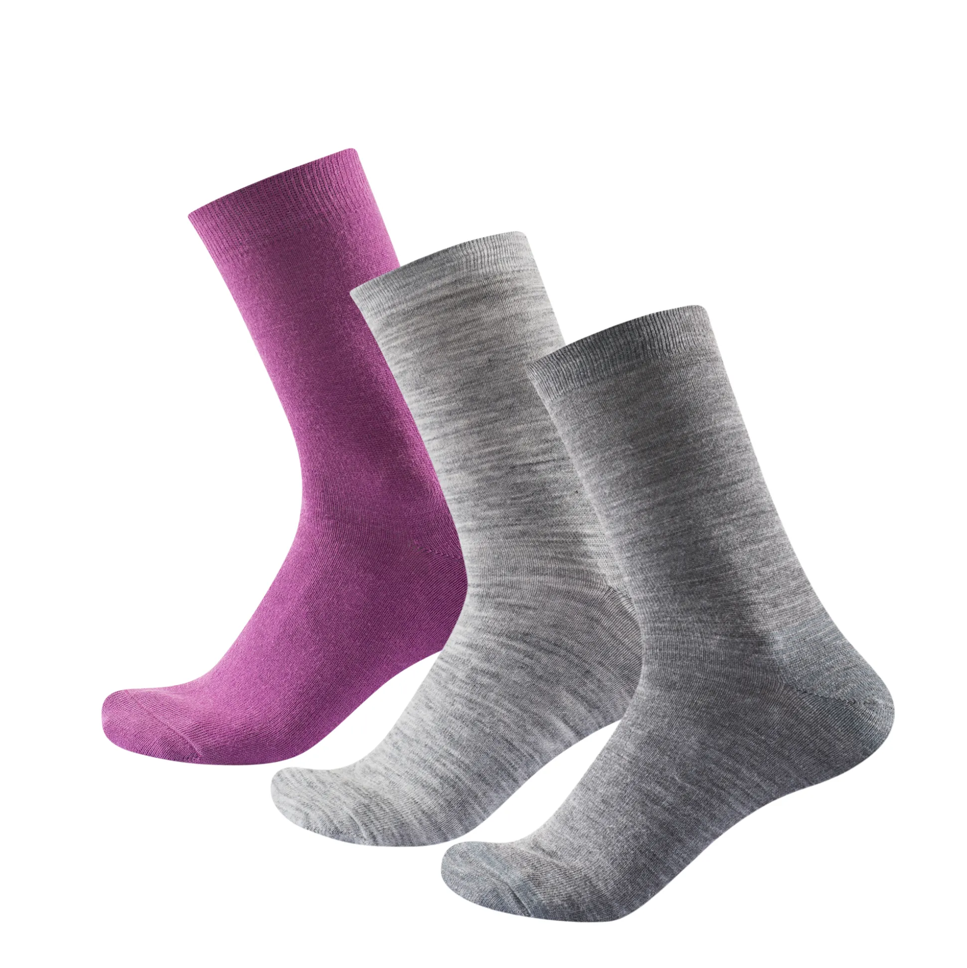 New Daily Merino Light Sock 3Pk Wmn Dame Ullsokker