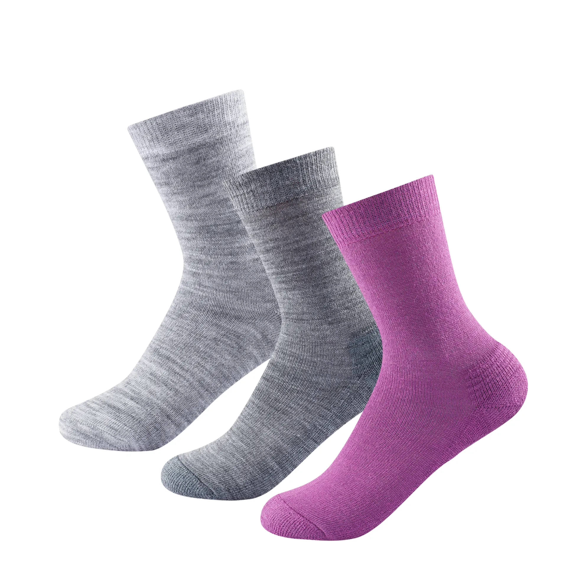 Best Daily Merino Medium Sock 3Pk Wmn Barn Ullsokker