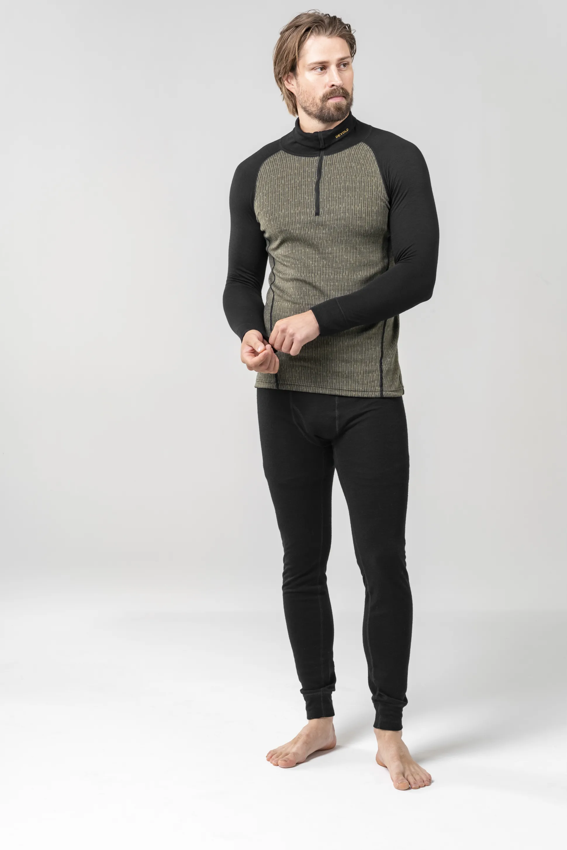 Hot Duo Active Merino 205 Z.Neck Man Herre Ulltrøye