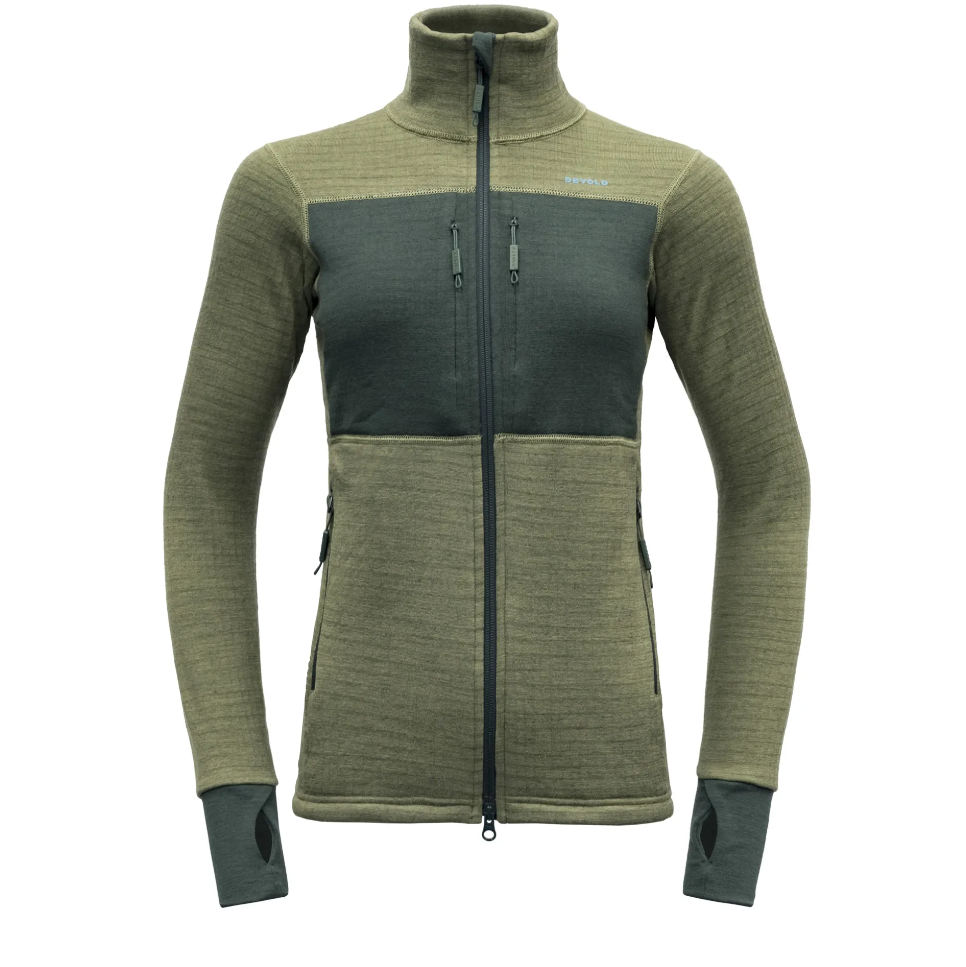 Shop Egga Grid Merino Jkt Wmn Dame Ulljakke