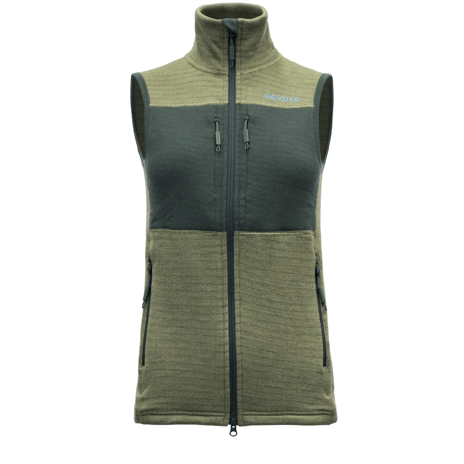 Cheap Egga Grid Merino Vest Wmn Dame Ullvest