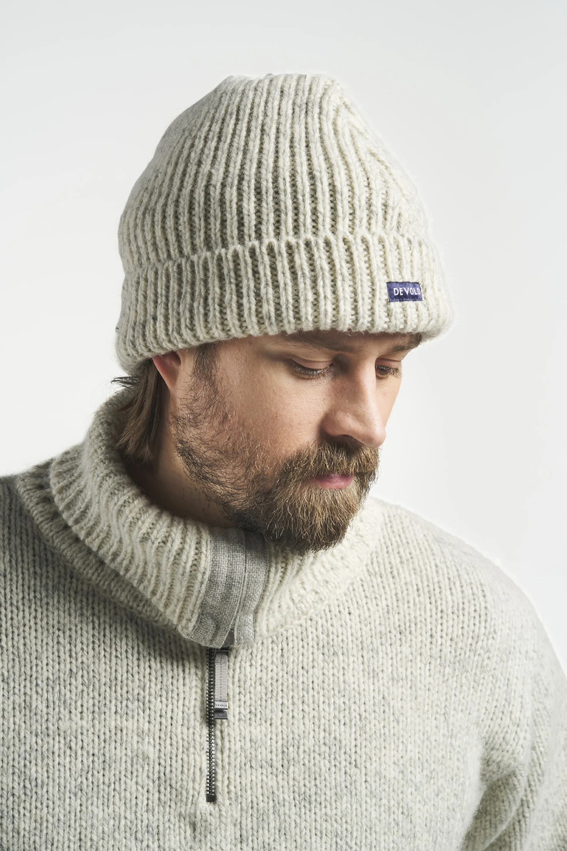 Cheap Nansen Wool Beanie Herre Hodeplagg