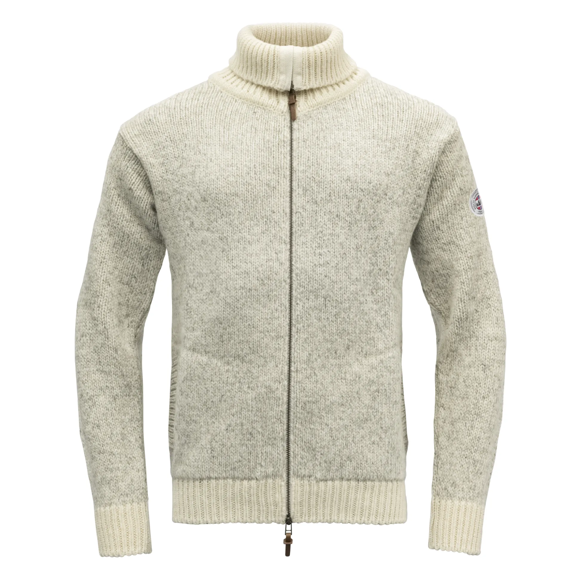 Sale Nansen Zip Cardigan High Neck Herre Ullgenser