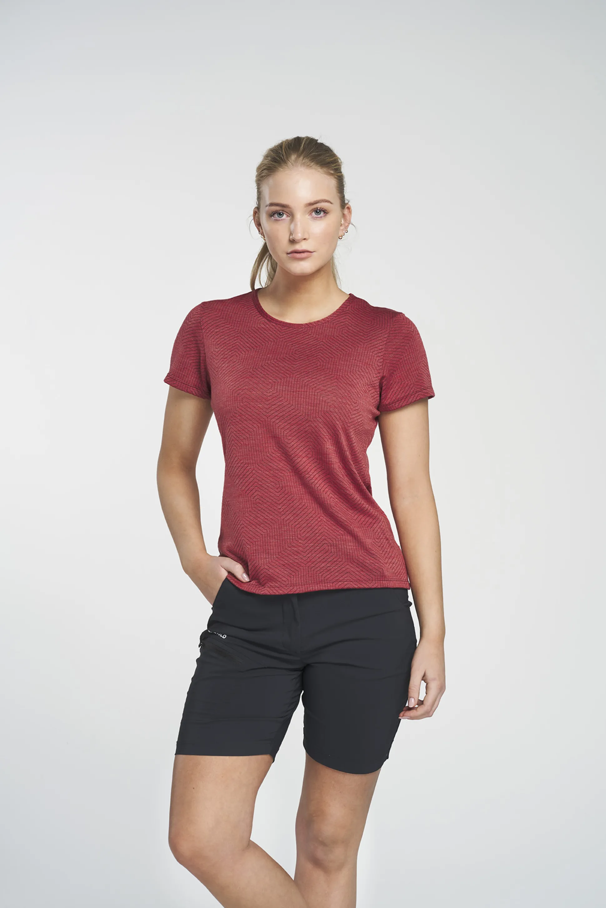 Discount Nipa Merino 170 Tee Wmn Dame Ull-T-Skjorte