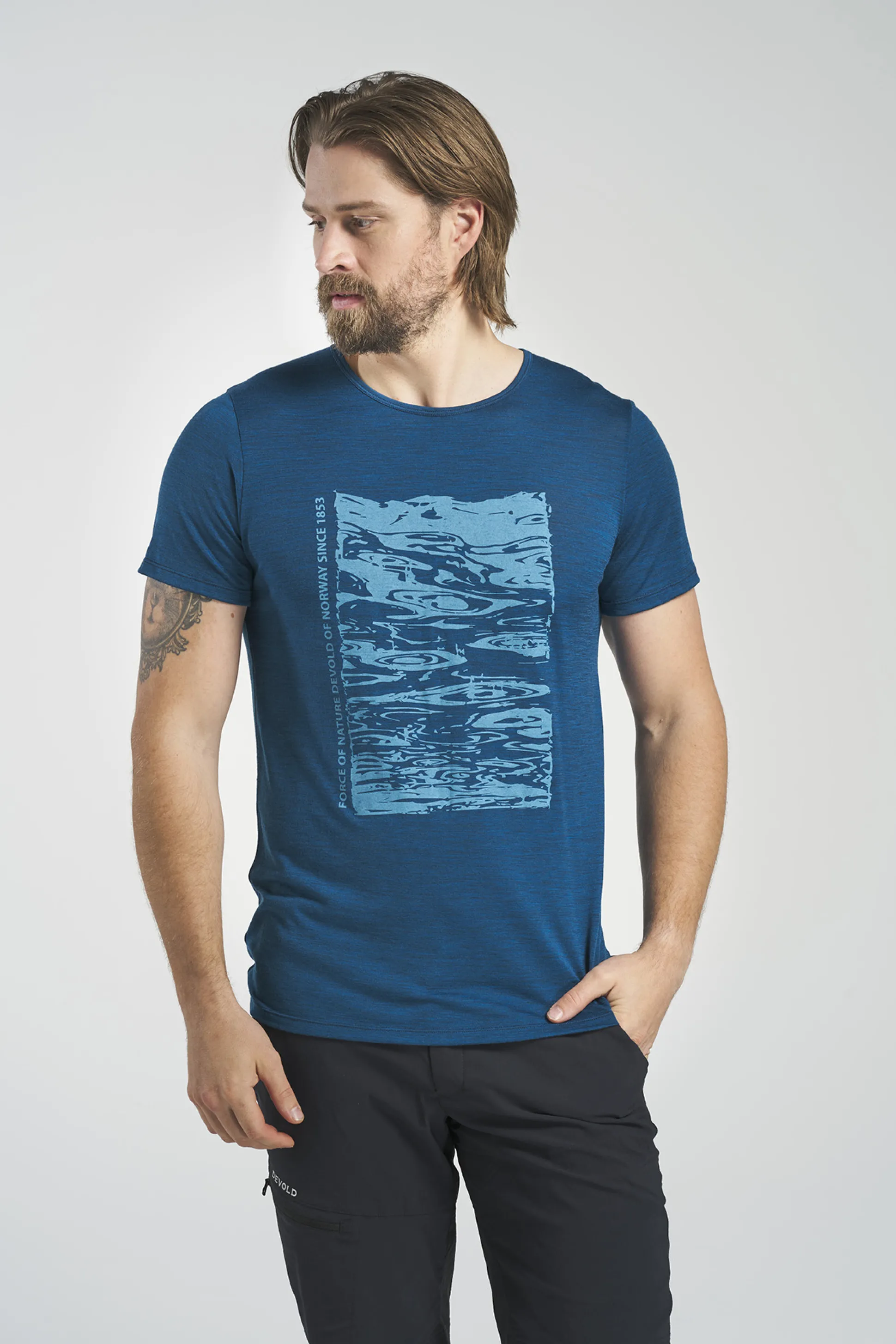Hot Puttegga Merino 130 Tee Man Herre Ull-T-Skjorte
