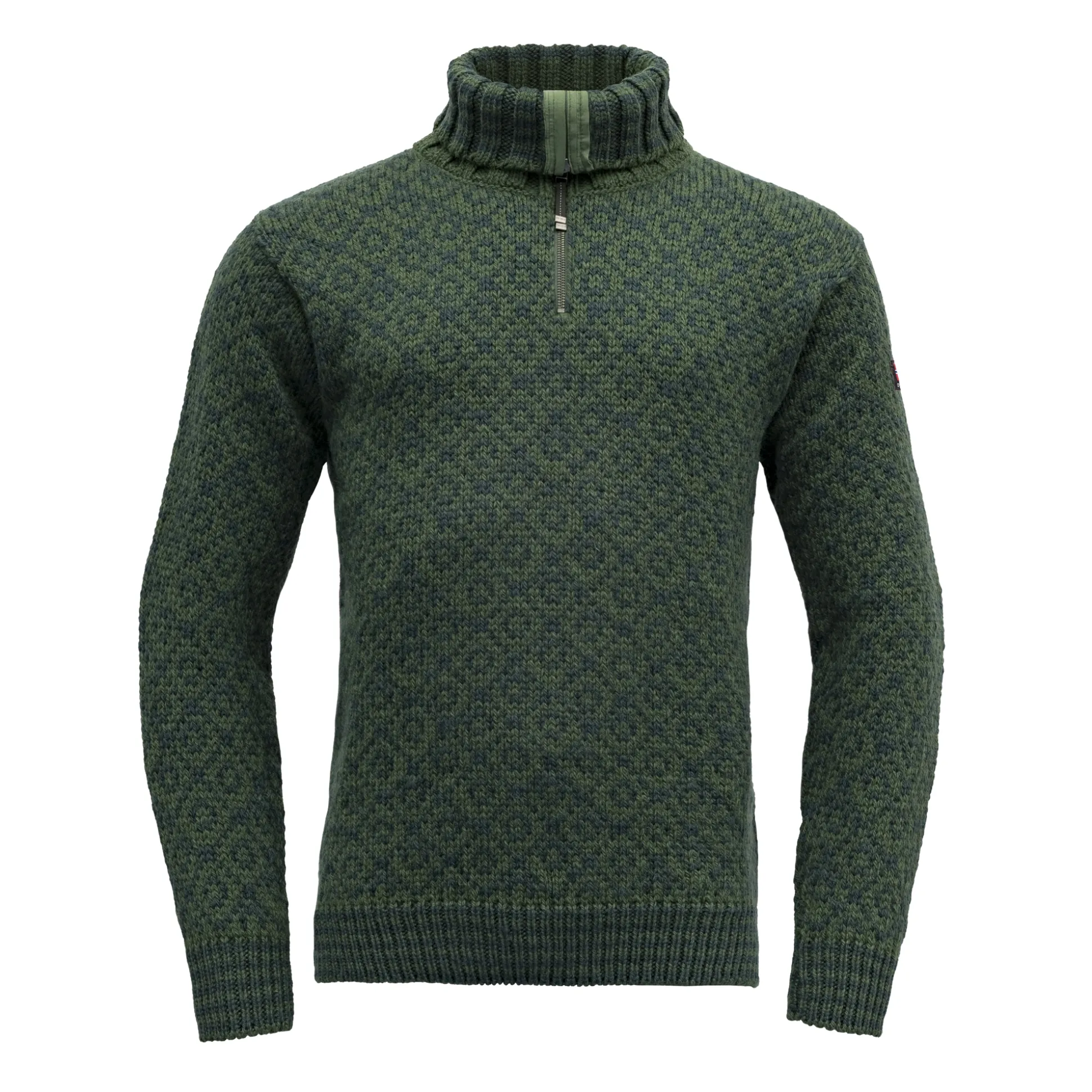 Fashion Svalbard Wool Zip Neck Herre Ullgenser