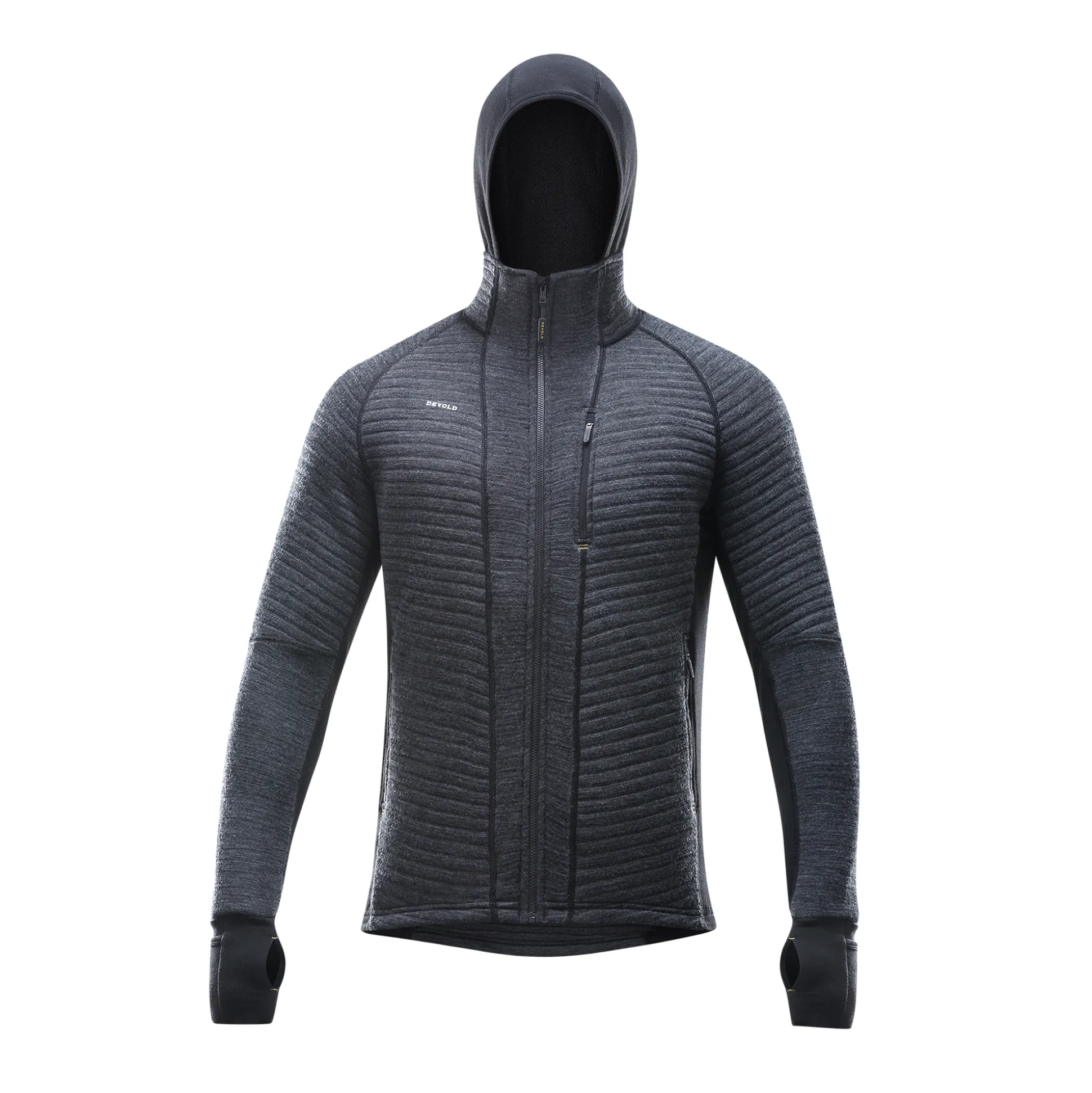 Clearance Tinden Spacer Merino Jkt Hood Man Herre Ulljakke