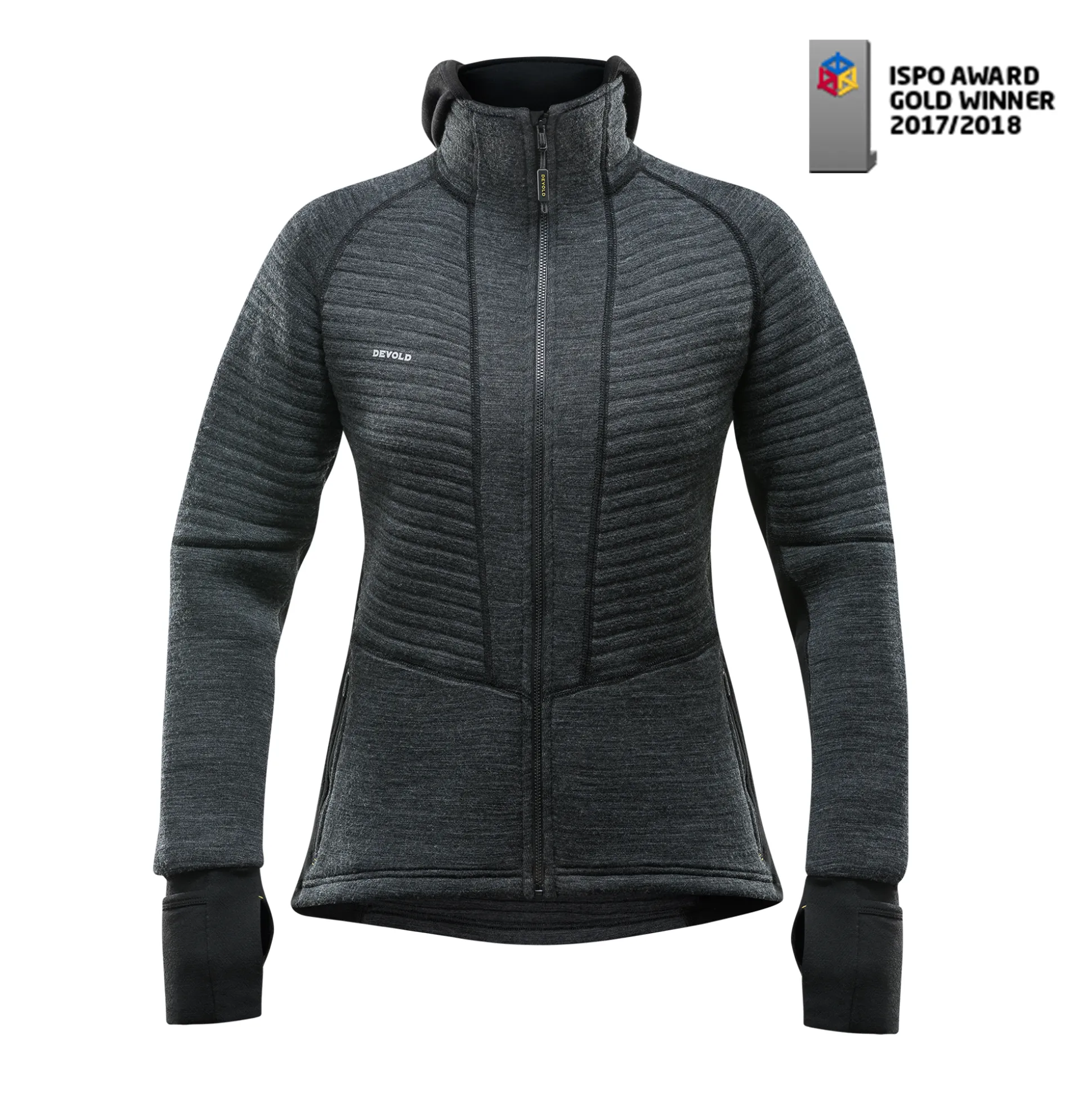 Outlet Tinden Spacer Merino Jkt Hood Wmn Dame Ulljakke