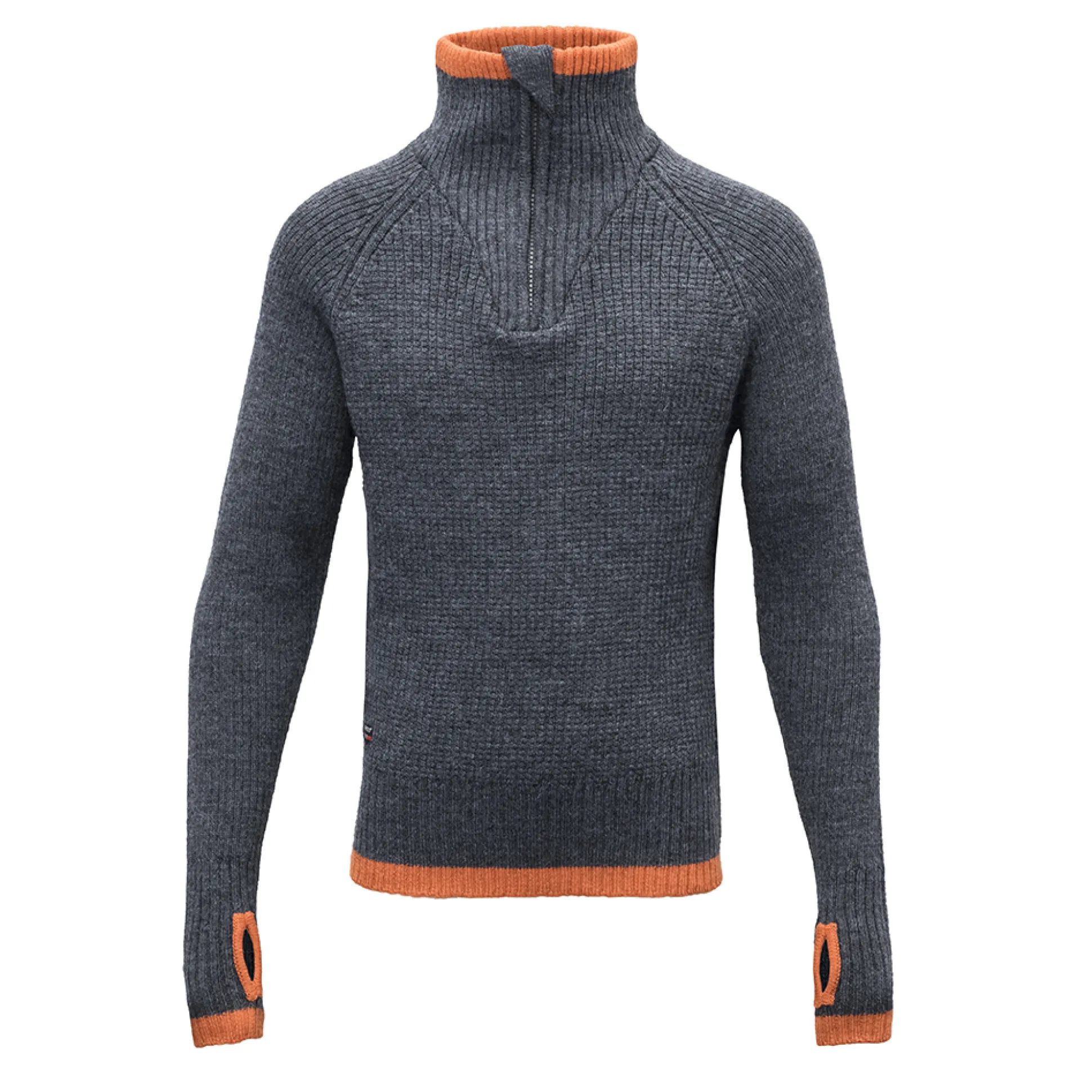 Outlet Varde Jr Zip Neck Junior Ullgenser