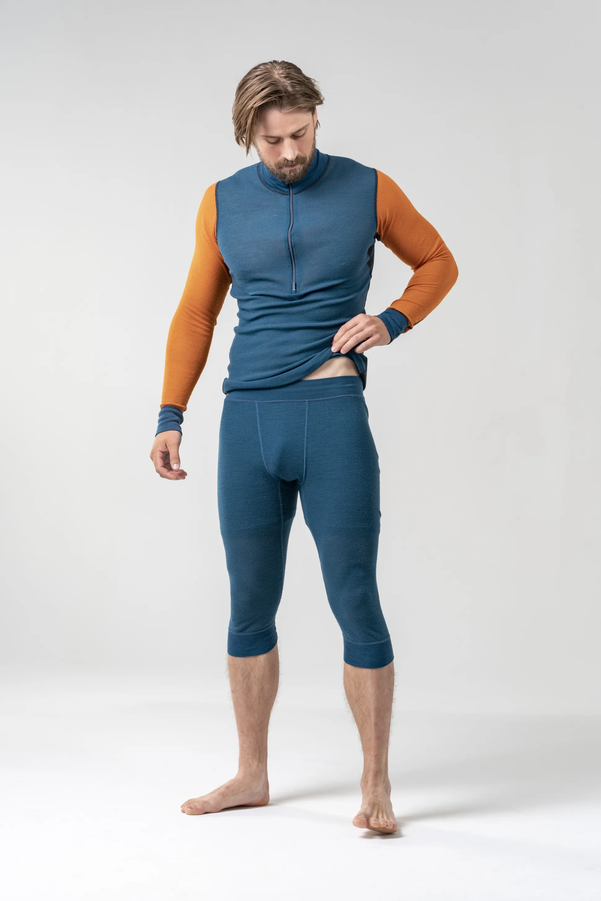 Outlet Wool Mesh 190 3/4 Longs Man Herre Ullongs