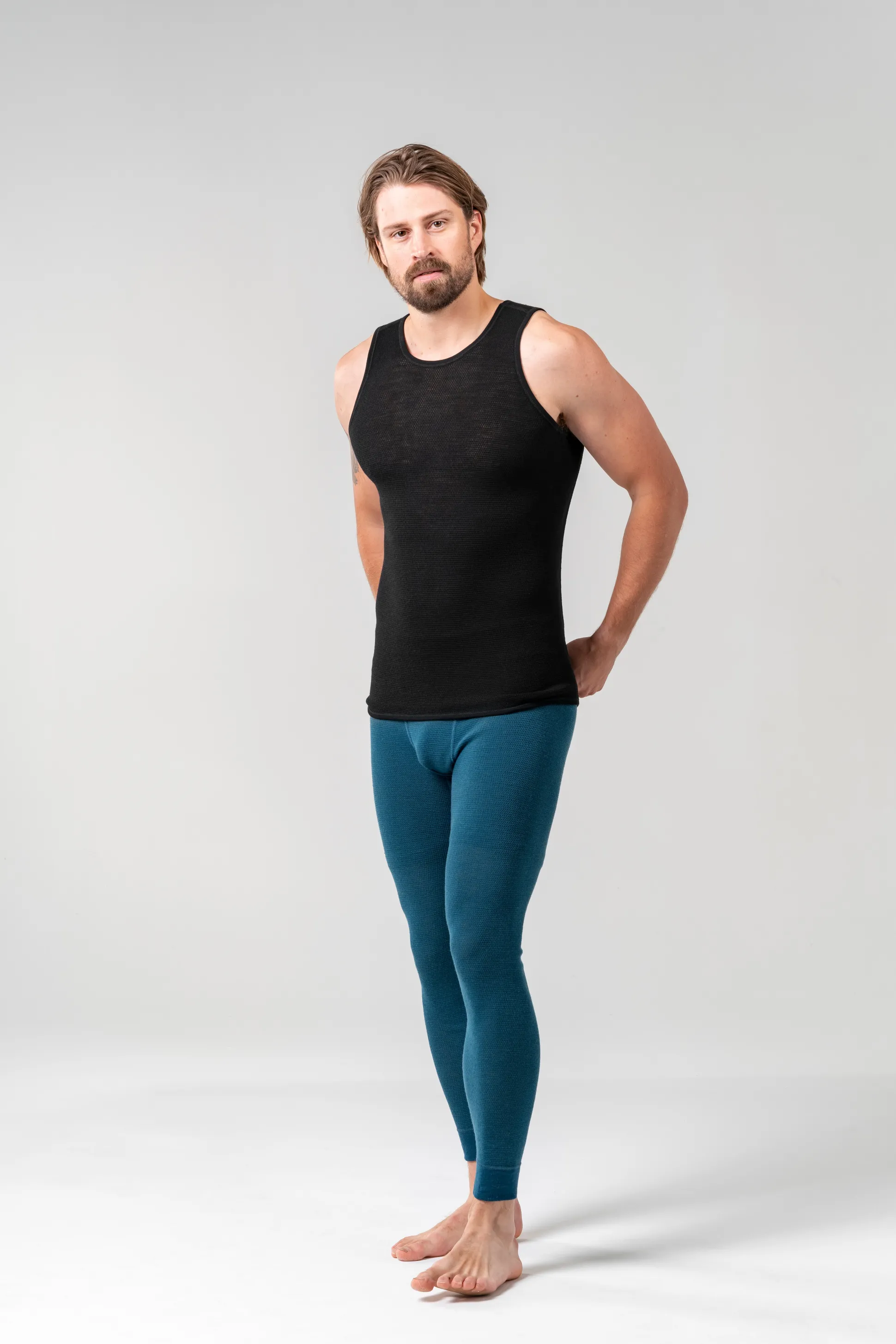 Flash Sale Wool Mesh 190 Tank Man Herre Ullsinglet