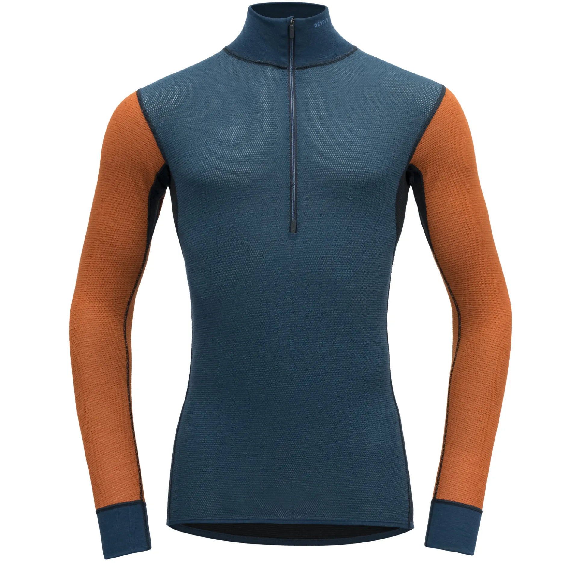 Online Wool Mesh 190 Zip Neck Man Herre Ulltrøye