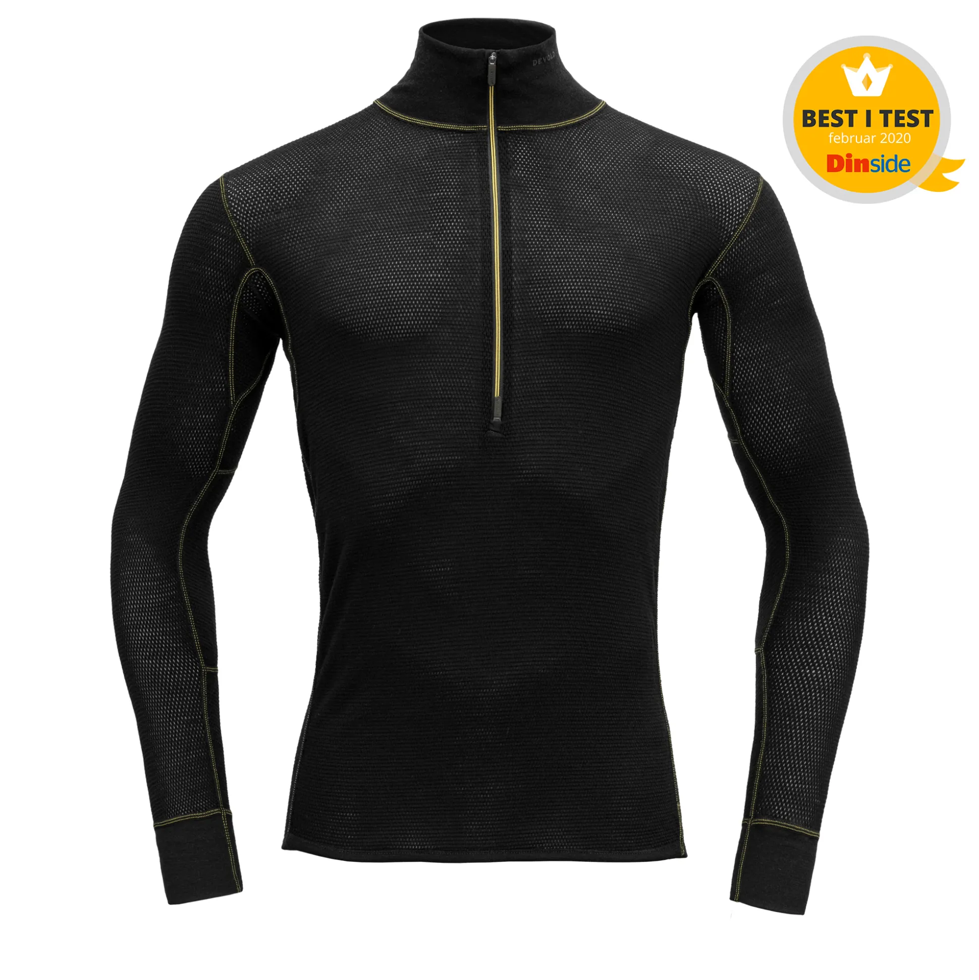 Shop Wool Mesh 190 Zip Neck Man Herre Ulltrøye